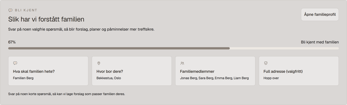 Create your family