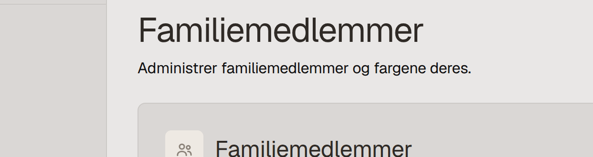 Add family members